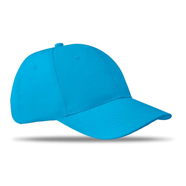 6 panels baseball cap  - turquoise