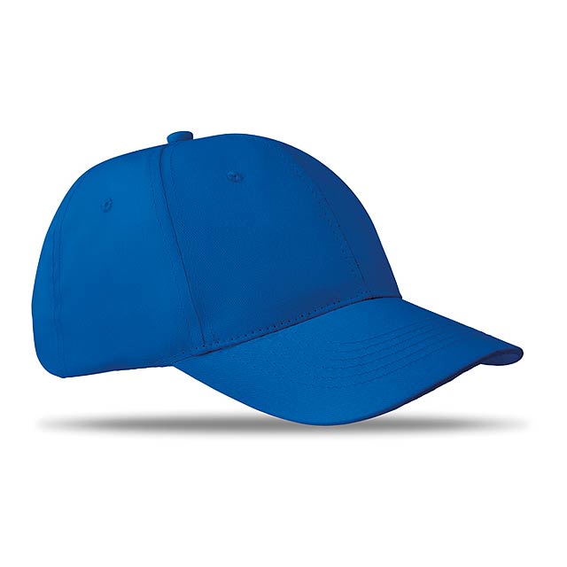 6 panels baseball cap  - royal blue
