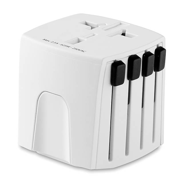 Universal Travel Adapter - Weiß 