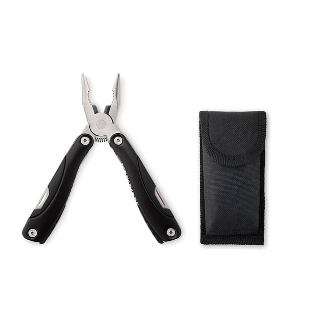 Foldable multi-tool knife - ALOQUIN - schwarz