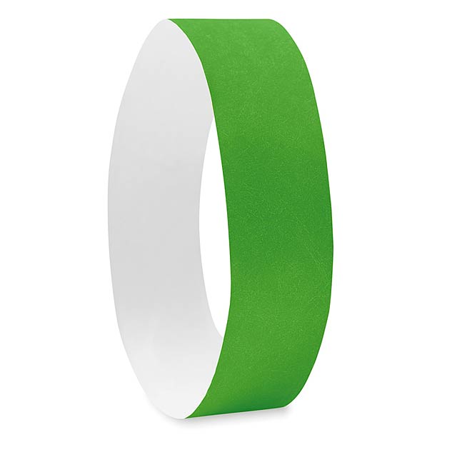 One sheet of 10 wristbands MO8942-09 - TYVEK# - Grün