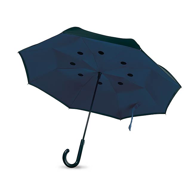 Reversible umbrella - DUNDEE - modrá