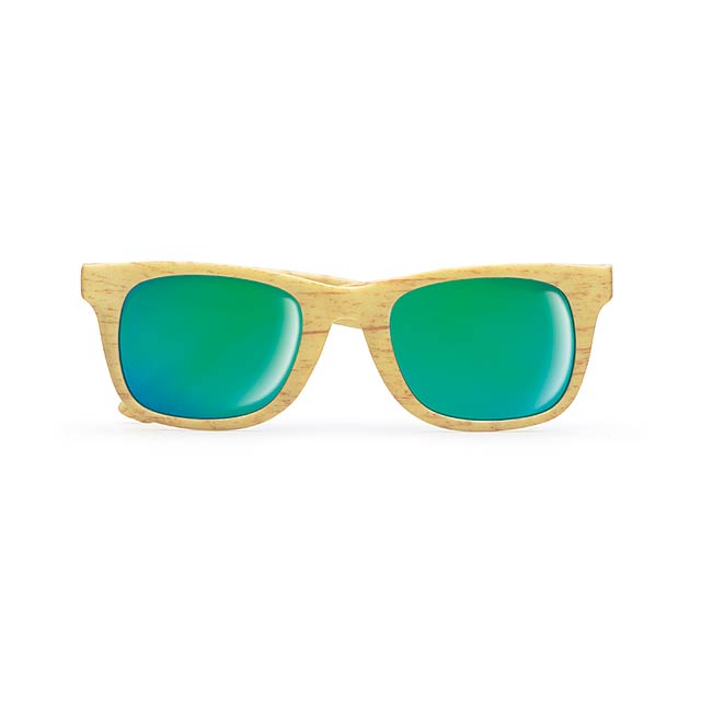 Wooden look sunglasses - WOODIE - wood