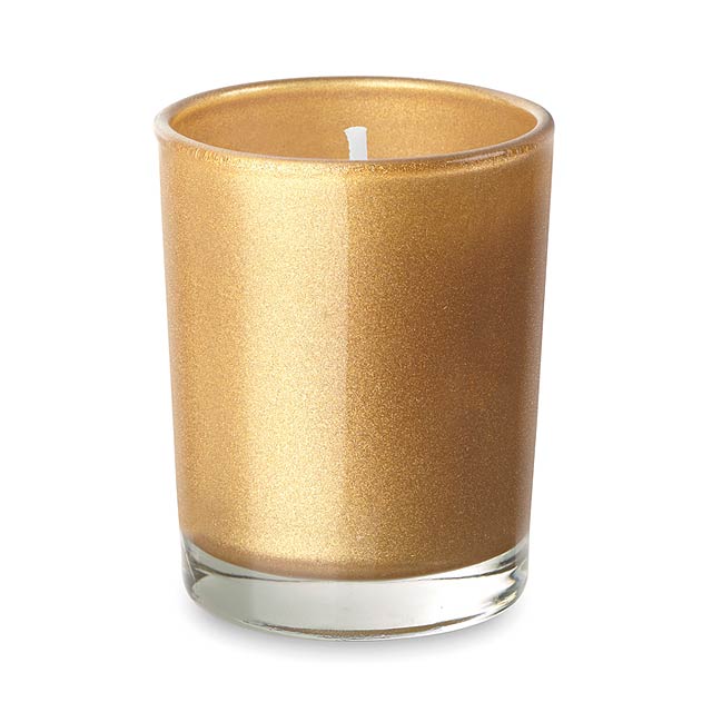 Scented candle in glass  - gold