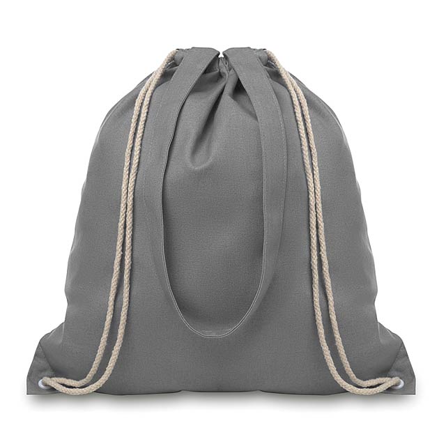 Drawstring and handles bag - MOIRA - Grau