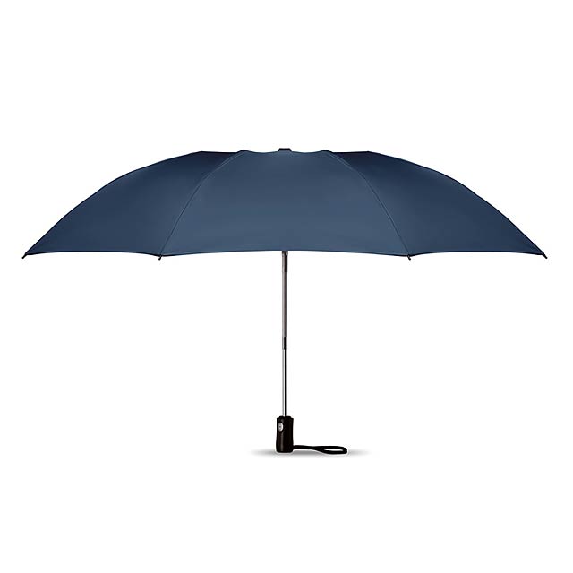 Skládací oboustranný deštník - DUNDEE FOLDABLE - modrá
