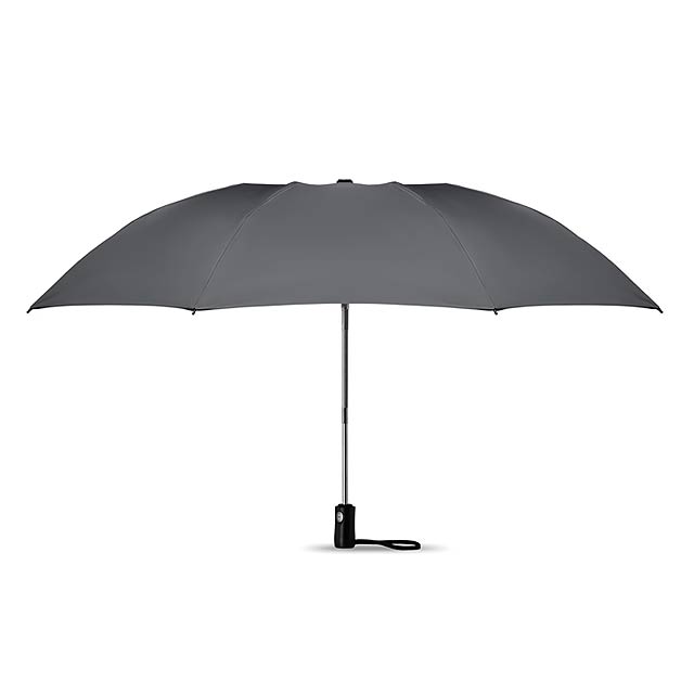 Skládací oboustranný deštník - DUNDEE FOLDABLE - šedá
