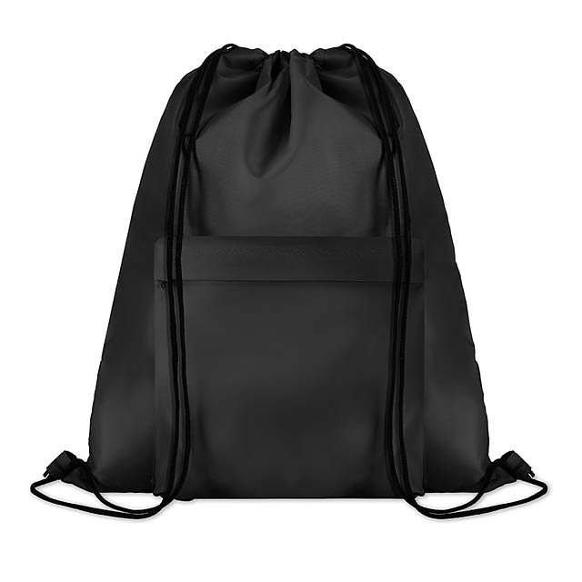 Große Tasche mit Kordelzug - MO9177-03 - schwarz