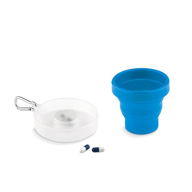 Skládací hrnek - Cup Pill - modrá