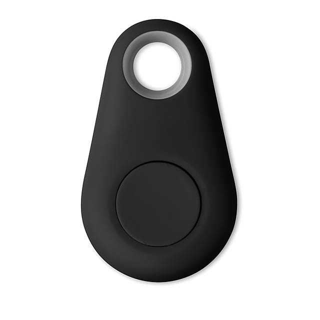 4.0 Bluetooth anti-loss/ key finder device made in durable ABS material. Requires a free app (iSearching) available in both iOS and Android. Attach the device to your bag, keys or luggage and whenever your belongings are lost the device will help you to find them. The additional features available with this item are remote shutter/selfie button and phone finder function. 1 CR2032 battery included.   - black - foto
