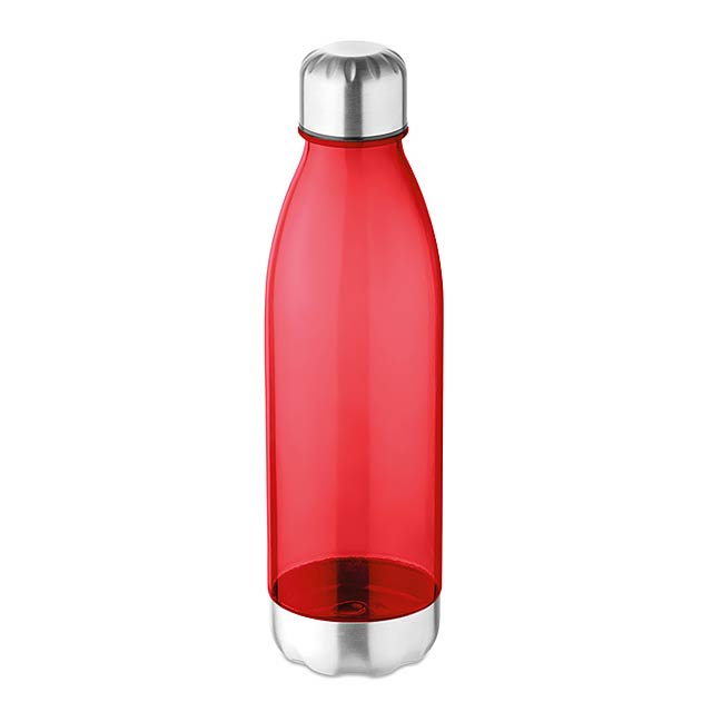 Milk shape 600 ml bottle - MO9225-25 - transparent red