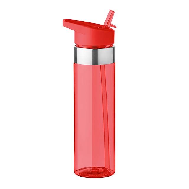 Tritanová láhev 650 ml - Sicilia - transparentná červená