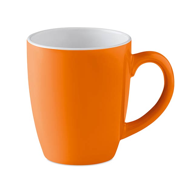 Ceramic coloured mug 290 ml - MO9242-10 - orange