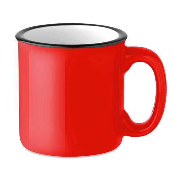 Ceramic vintage mug 290 ml - MO9243-05 - red