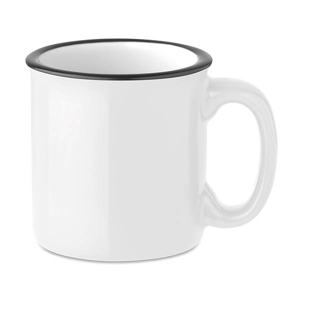 Ceramic vintage mug 290 ml - MO9243-06 - white