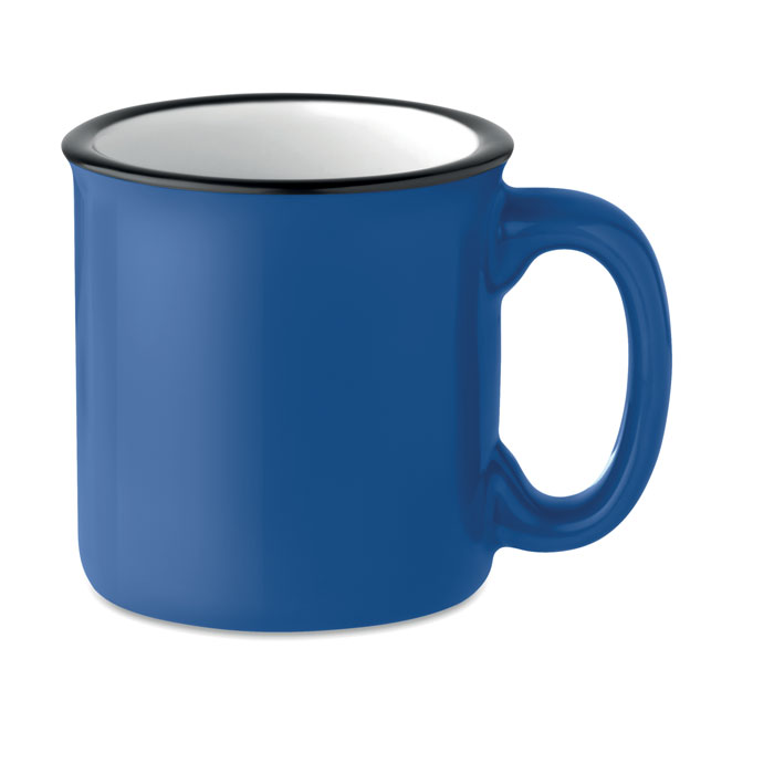 Ceramic vintage mug 240 ml - TWEENIES - royal blue