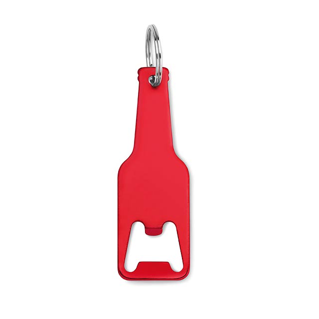 Aluminium bottle opener - MO9247-05 - red