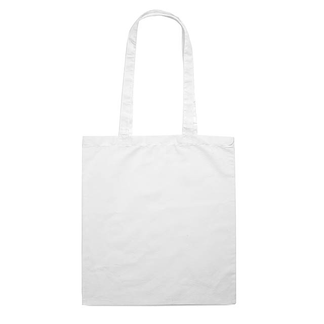 Barevná nákupní taška - Cottonel + - bílá