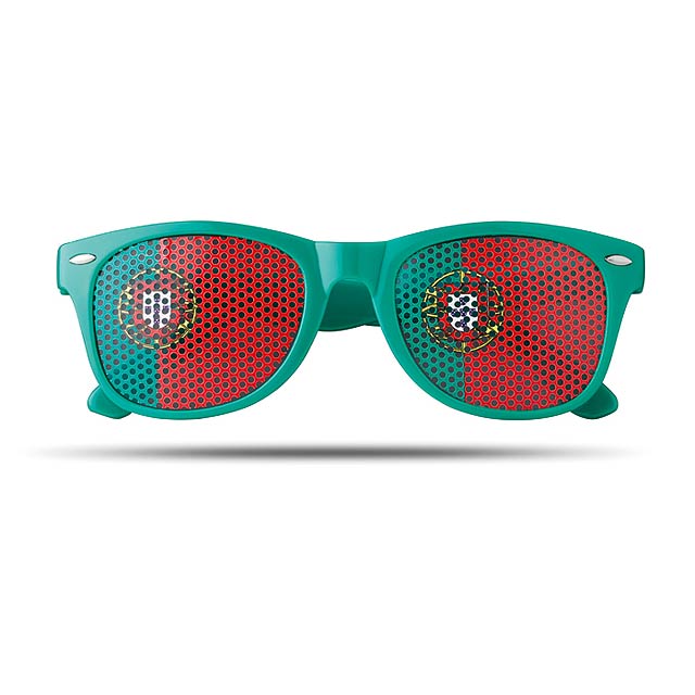 Sonnenbrille mit Flaggenlinsen - MO9275-00 - 