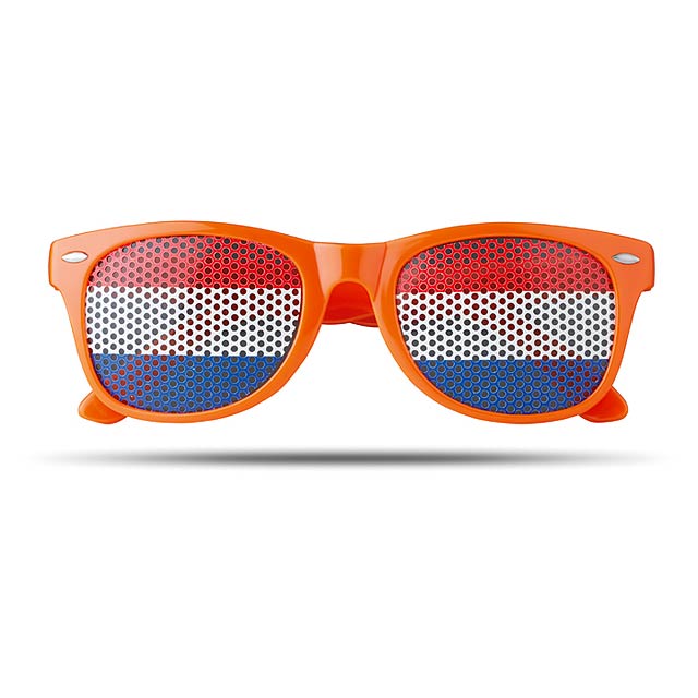 Sunglasses with flag lenses - MO9275-10 - orange