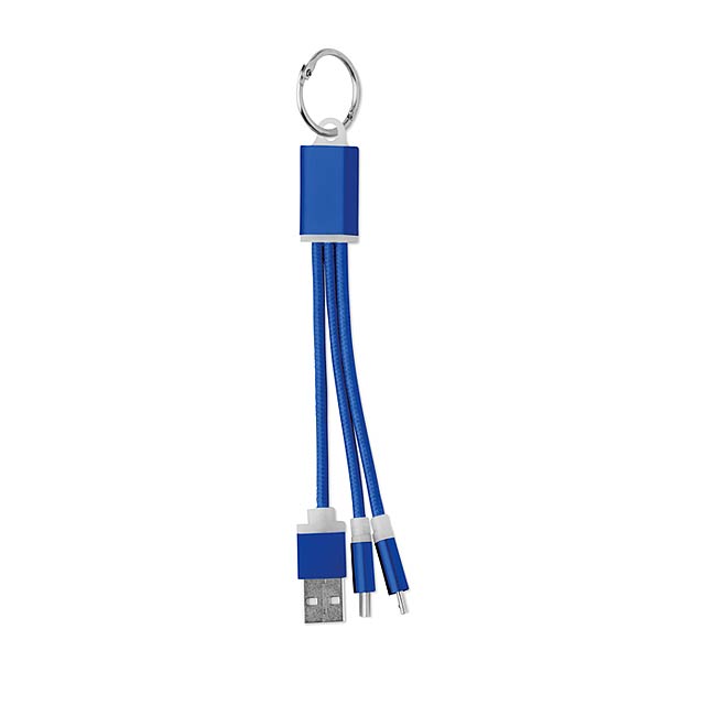 Klíčenka kabely - Rizo - kráľovsky modrá