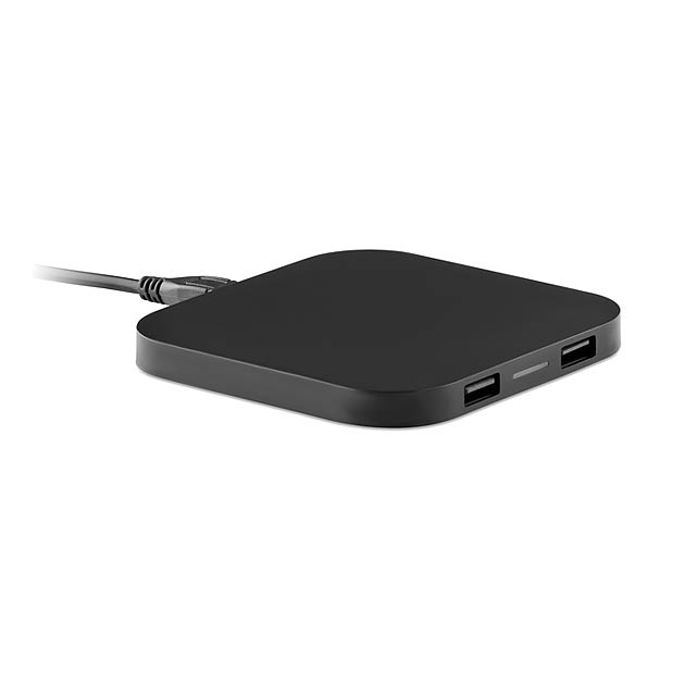 Wireless charging pad with HUB - MO9309-03 - black