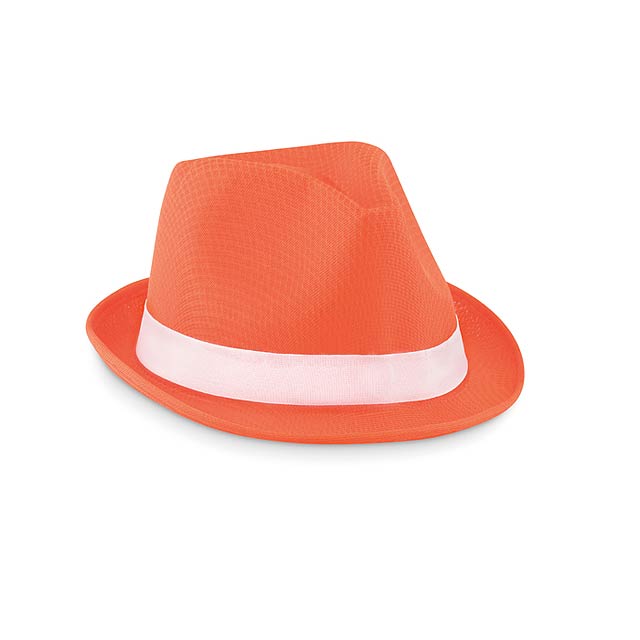 Farbiger Polyesterhut - MO9342-10 - Orange