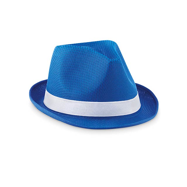 Coloured polyester hat - MO9342-37 - royal blue