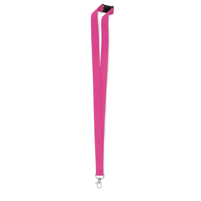 PANY - Šňůrka s kovovým zapínáním     - fuchsiová (tm. růžová)