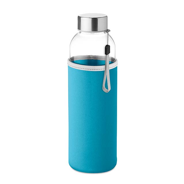 Glass bottle                   MO9358-12 - turquoise