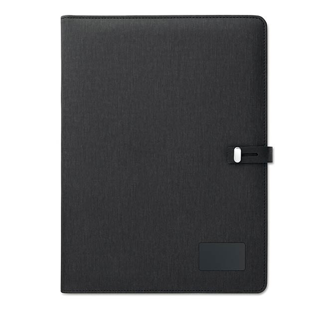A4 folder w/ wireless charger  MO9401-03 - black
