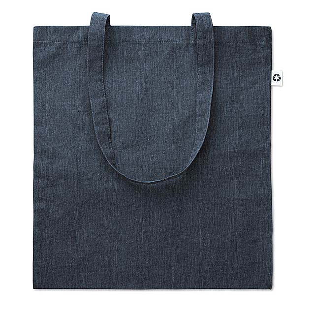 Dvoubarevná nákupní taška - COTTONEL DUO - modrá
