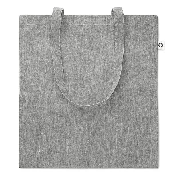 Dvoubarevná nákupní taška - COTTONEL DUO - šedá