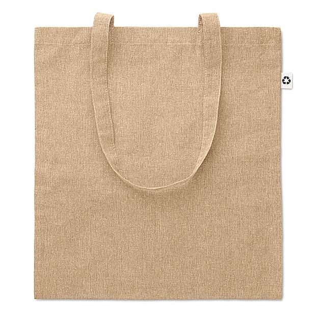 Dvoubarevná nákupní taška - COTTONEL DUO - béžová