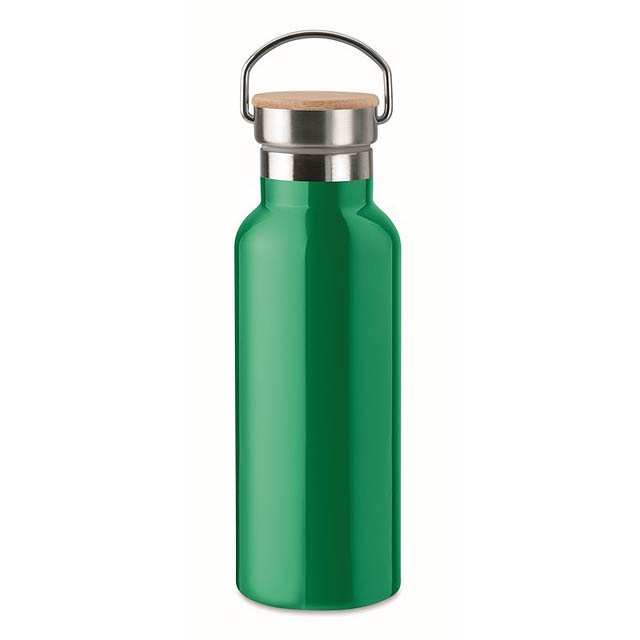 Dvoustěnná láhev 500 ml - HELSINKI - zelená