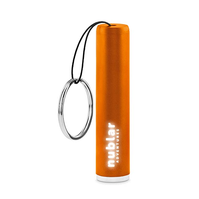 Plastic light up logo torch    MO9469-10 - orange