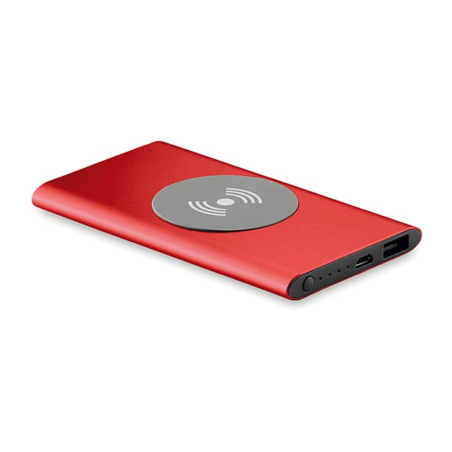 Wireless Power bank 4000mAh    MO9498-05 - red