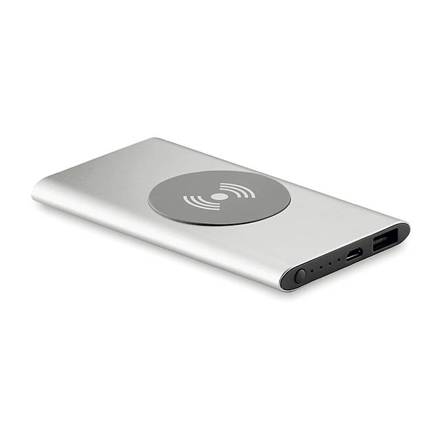 Wireless Power bank 4000mAh    MO9498-16 - matt silver