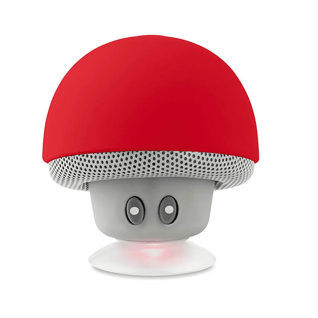 MUSHROOM - Bluetooth reproduktor          - červená