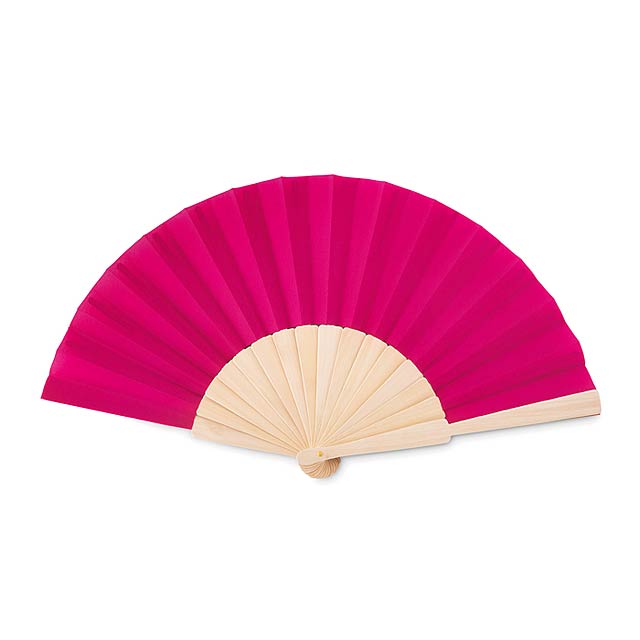 Manual hand fan                MO9532-38 - fuchsia