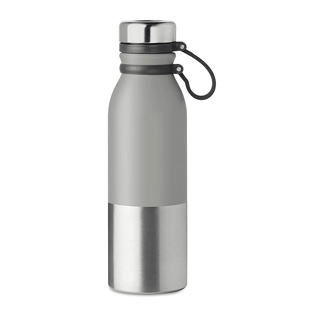 600ml double wall bottle       MO9539-07 - grey