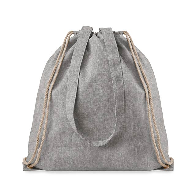Recycled fabric 2 function bag MO9603-07 - grey