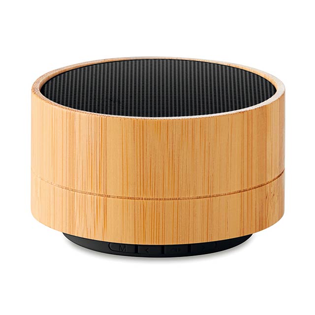 3W Bamboo Bluetooth speaker    MO9609-03 - black