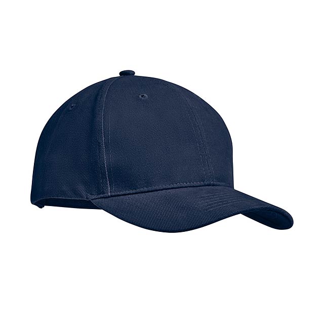 Brushed heavy cotton 6 panel BaMO9643-04 - blue