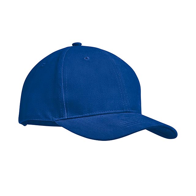 Brushed heavy cotton 6 panel BaMO9643-37 - royal blue