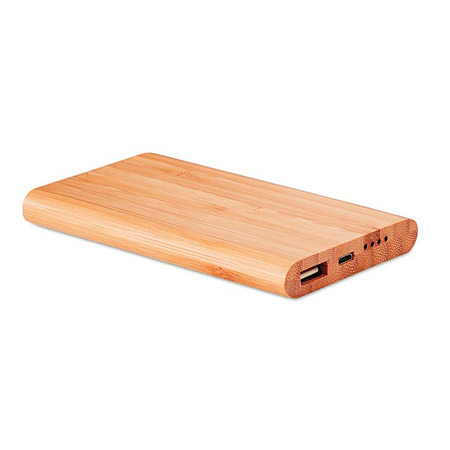 Power bank 4000 mAh Bamboo     MO9663-40 - wood