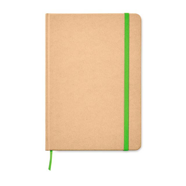 A5 Notebook recycled carton    MO9684-48 - lime