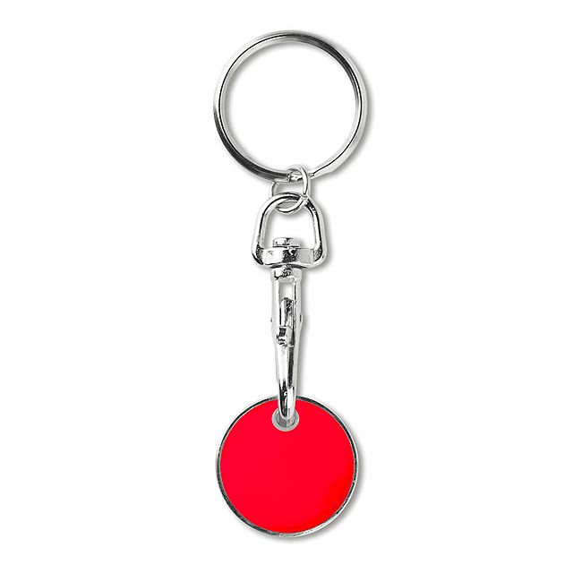 Keyring token (€uro token)     MO9748-05 - red