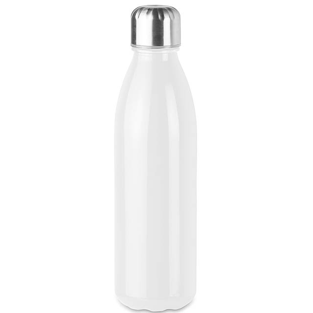 ASPEN GLASS - Skleněná láhev na pití, 650ml  - bílá