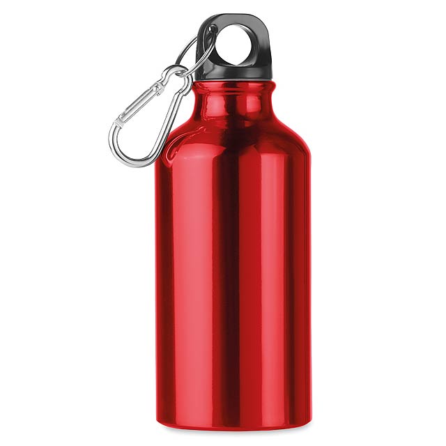 400 ml aluminium bottle  - red